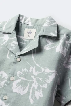 Crianças Springfield Kids Camisa hawaiana niño