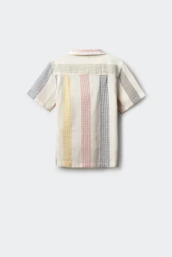 Crianças Springfield Kids Camisa manga corta rayas niño