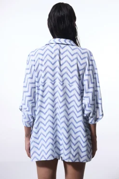 Penti Camisa oversized rayas