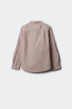 Crianças Springfield Kids Camisa textura cuello mao niño