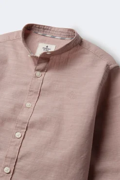 Crianças Springfield Kids Camisa textura cuello mao niño