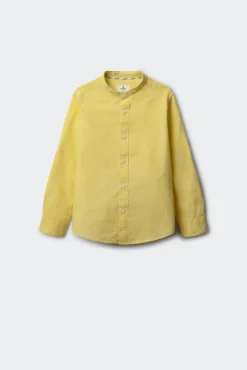 Crianças Springfield Kids Camisa textura cuello mao niño