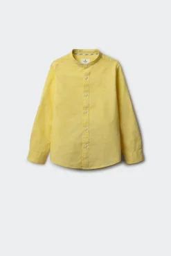 Crianças Springfield Kids Camisa textura cuello mao niño