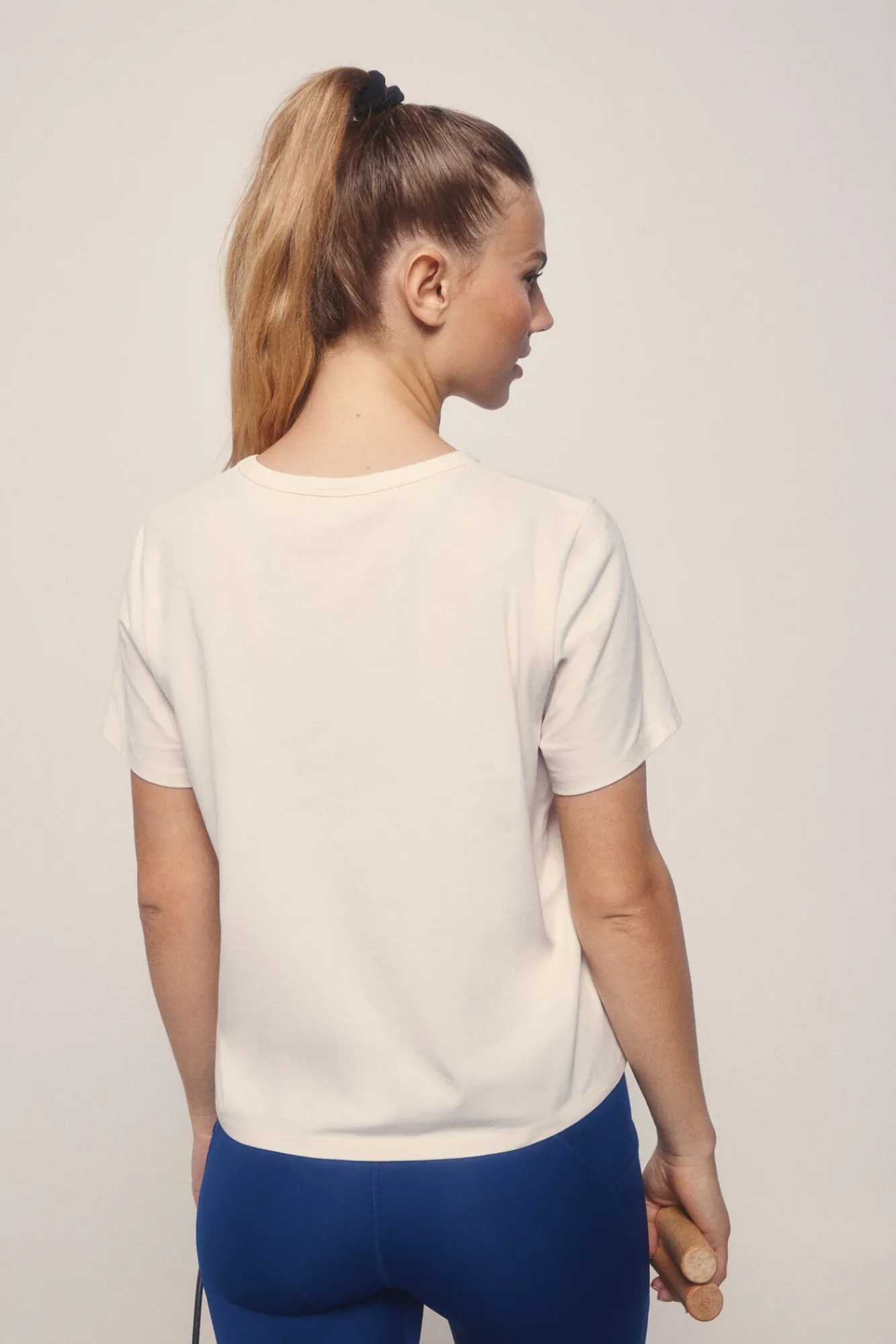Dash and Stars Camiseta algodón pincelada