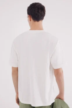 Springfield Camiseta algodón slub