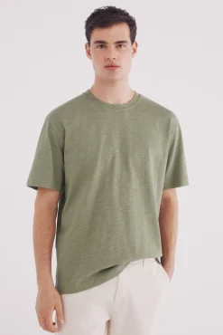 Springfield Camiseta algodón slub
