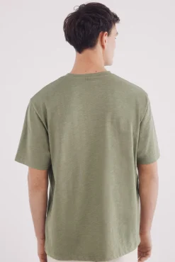 Springfield Camiseta algodón slub