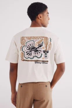 Springfield Camiseta bordado étnico