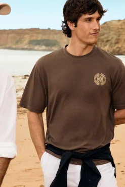 Springfield Camiseta bordados círculo