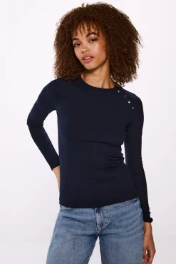 Springfield Camiseta botones sisa