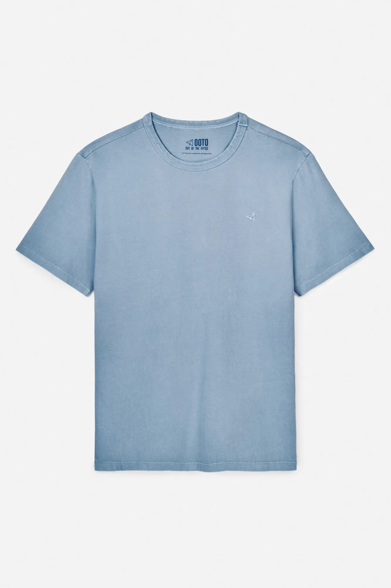 OOTO Camiseta básica con bordado avión