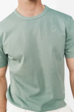 OOTO Camiseta básica con bordado avión