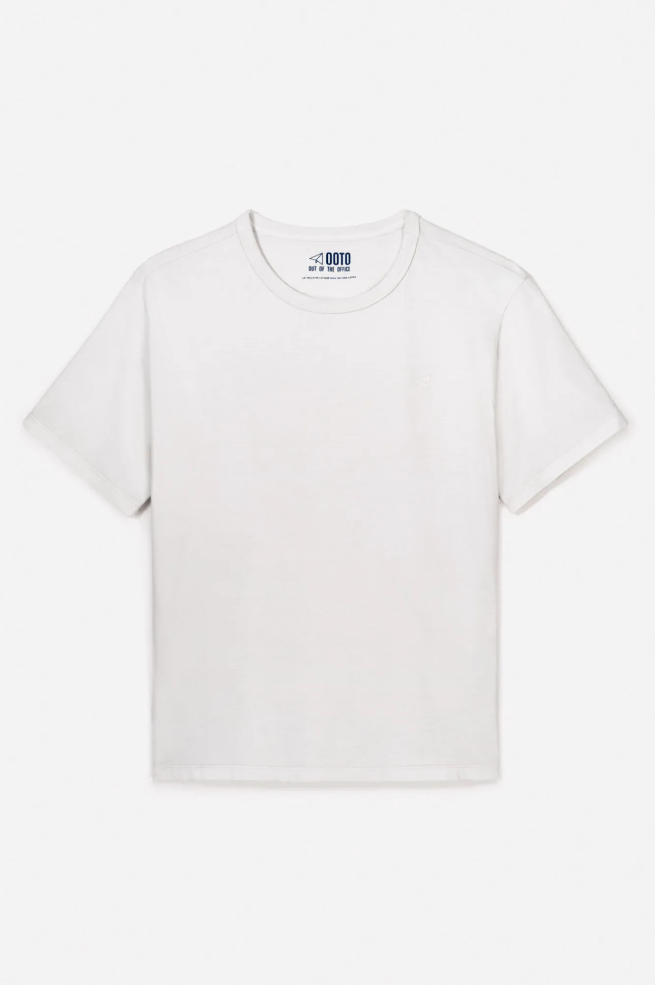 OOTO Camiseta básica con bordado avión