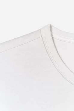 OOTO Camiseta básica con bordado avión