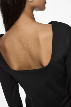 Pieces Camiseta básica escote reversible