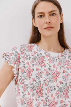 Cortefiel Camiseta básica volante