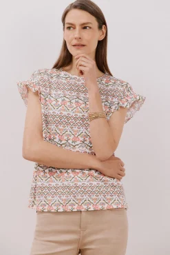 Cortefiel Camiseta básica volante