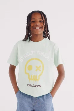 Crianças Springfield Kids Camiseta calavera niño