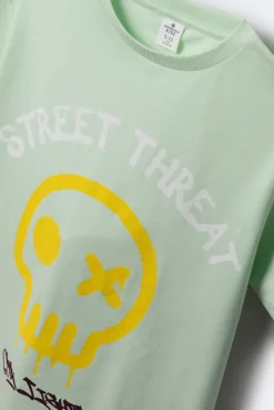 Crianças Springfield Kids Camiseta calavera niño