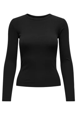 Only Maternity Camiseta canalé premamá de manga larga