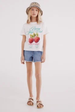 Crianças Springfield Kids Camiseta cereza niña