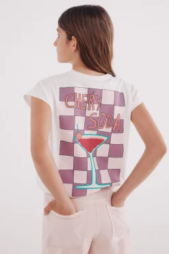 Crianças Springfield Kids Camiseta cherry soda niña