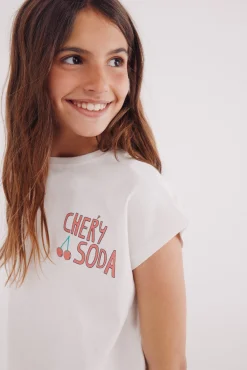 Crianças Springfield Kids Camiseta cherry soda niña