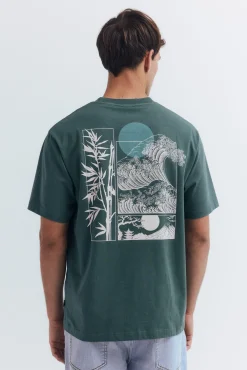 Springfield Camiseta composición paisajes