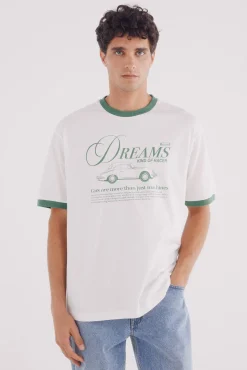 Springfield Camiseta contraste stay dreams