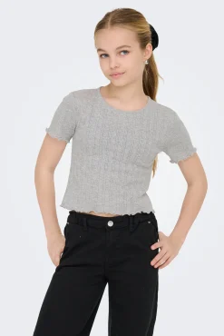 Crianças Only Girls Camiseta cropped niña