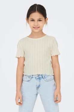 Crianças Only Girls Camiseta cropped niña