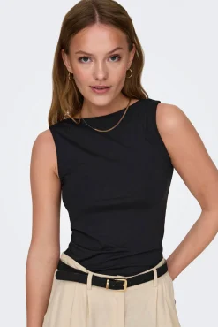 Only Camiseta cuello cuadrado
