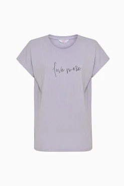 Penti Camiseta de pijama manga corta lila