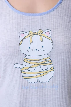 Penti Camiseta de pijama sin mangas estampada