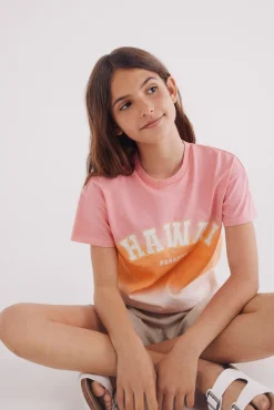 Crianças Springfield Kids Camiseta dip dye niña