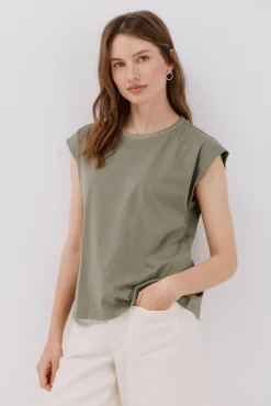 Cortefiel Camiseta escote pico