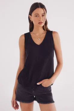 Springfield Camiseta escote uve hombros crochet