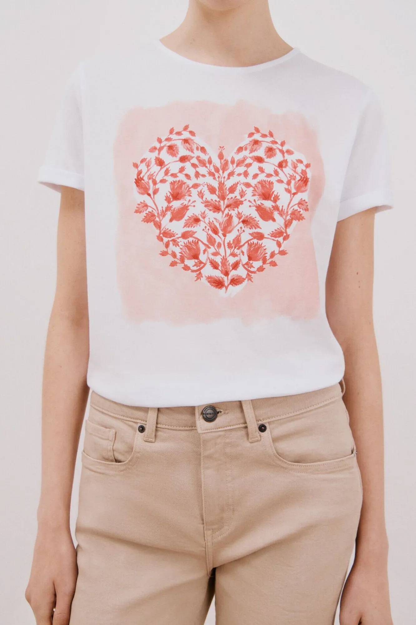 Cortefiel Camiseta estampada