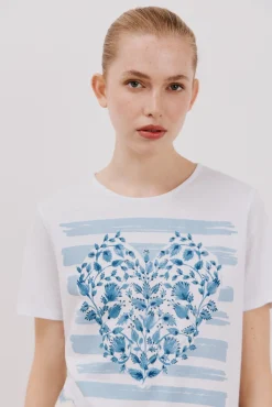 Cortefiel Camiseta estampada