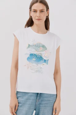 Cortefiel Camiseta estampada