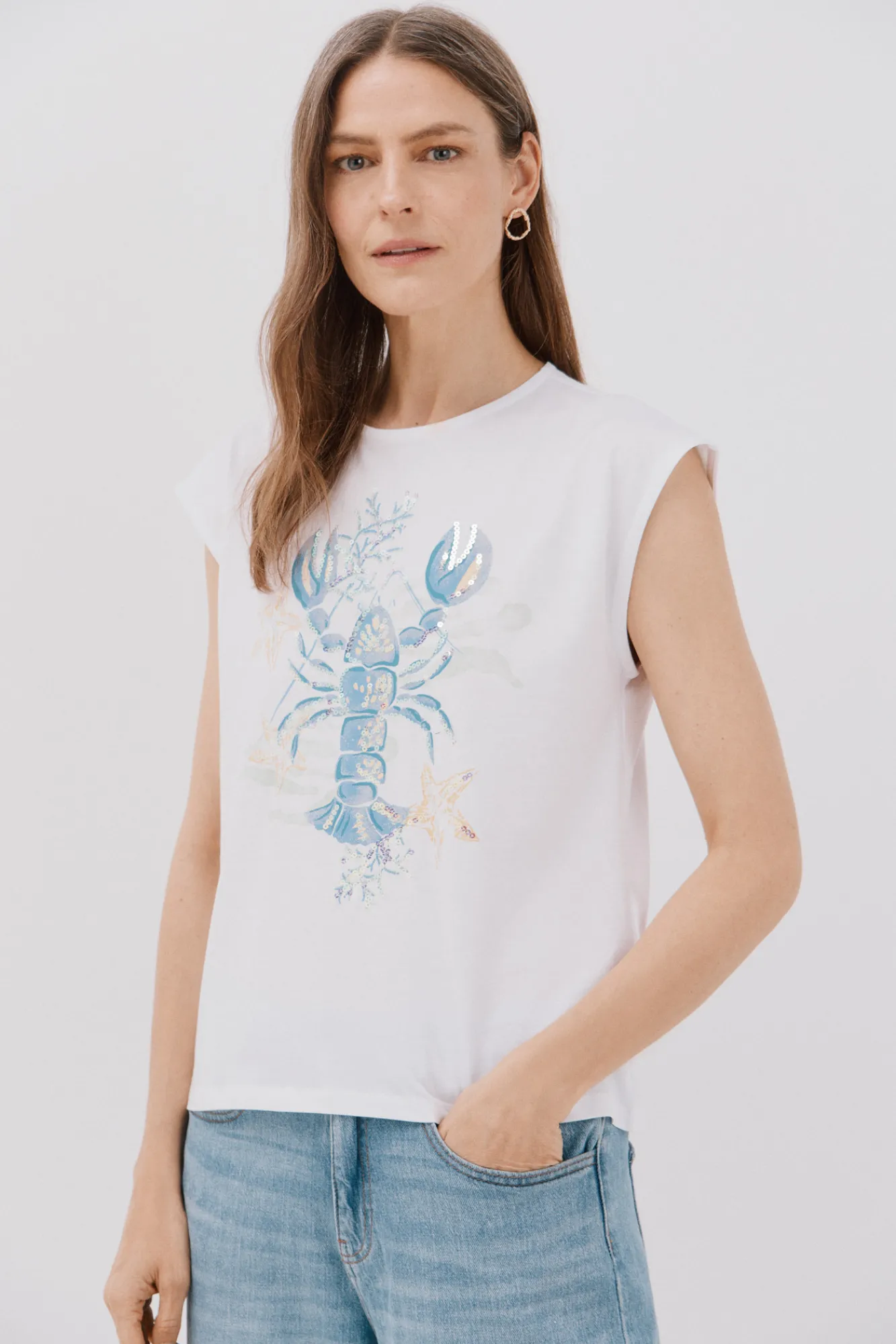 Cortefiel Camiseta estampada