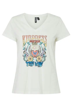 Pieces Camiseta estampada de manga corta