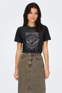 Only Camiseta estampada de manga corta