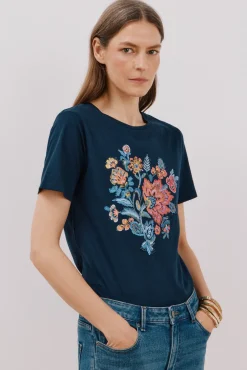 Cortefiel Camiseta estampado floral