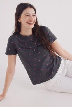 Springfield Camiseta estampado frutas