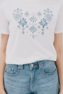 Cortefiel Camiseta estampado posicional