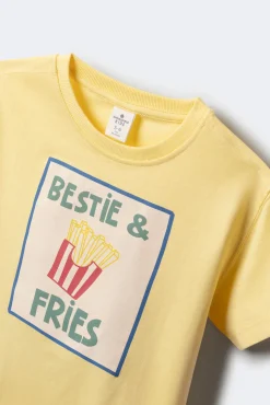 Crianças Springfield Kids Camiseta french fries niño