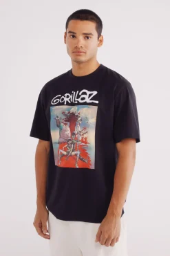 Springfield Camiseta Gorillaz Plastic Beach