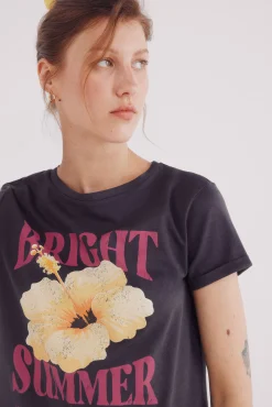 Springfield Camiseta gráfica flor