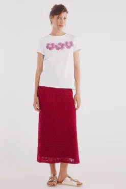 Springfield Camiseta gráfica flor